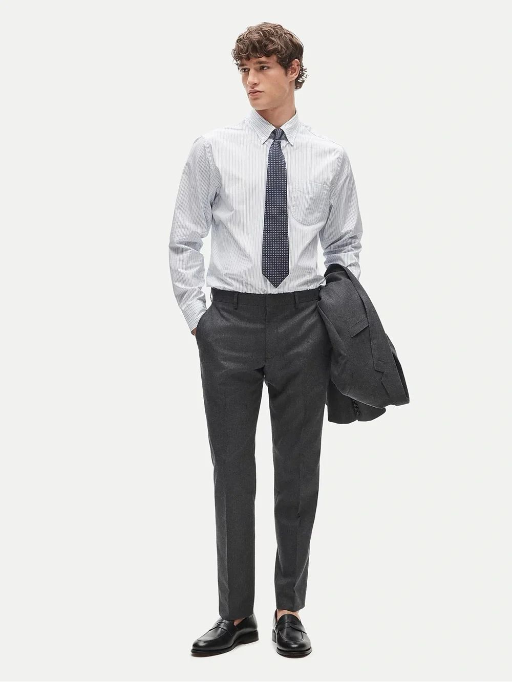 J. CREW Ludlow Slim-fit suit pant in English cotton-wool blend 33 $248 BH231